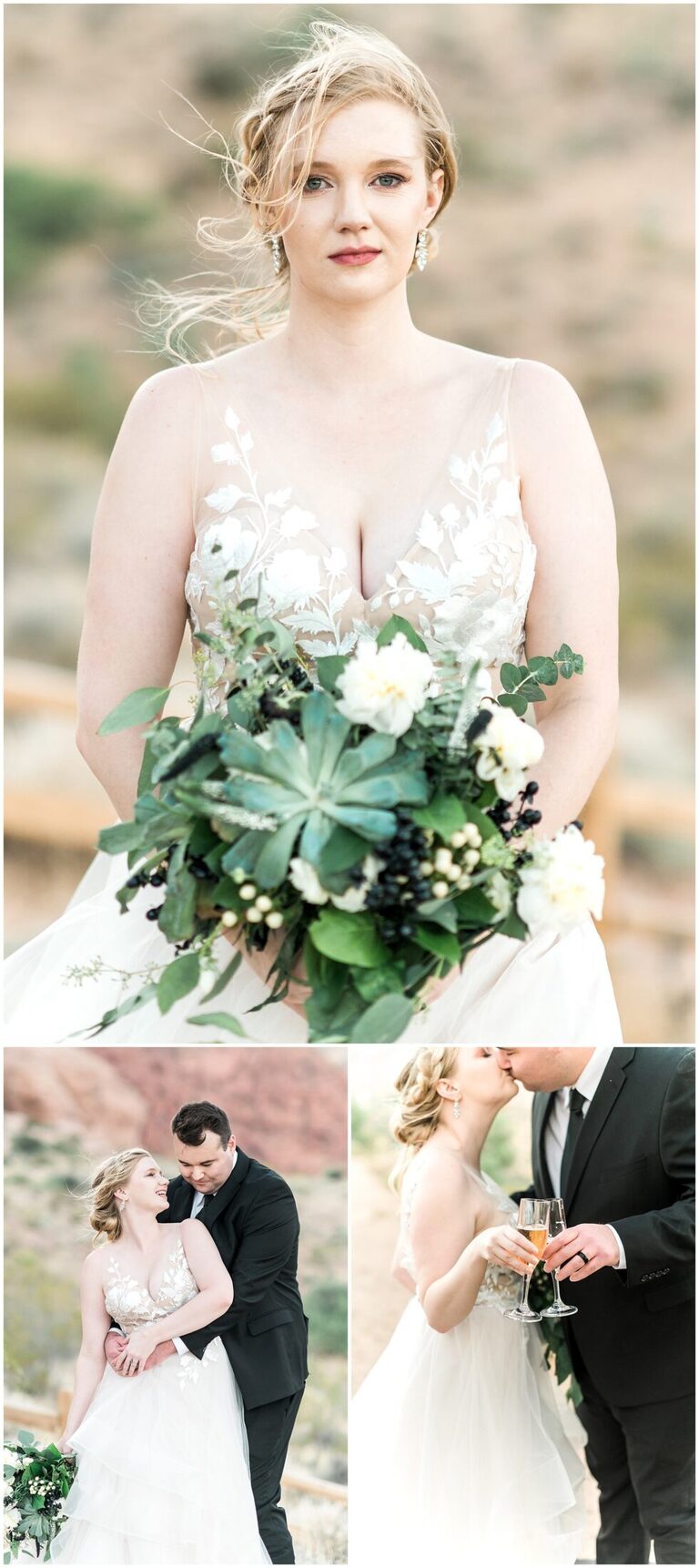 desert elopement wedding